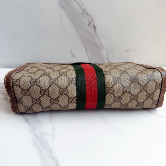 GUCCI GG Ophidia Sherry line clutch as shoulder bag ❤️💚 - Picture 9 of 11